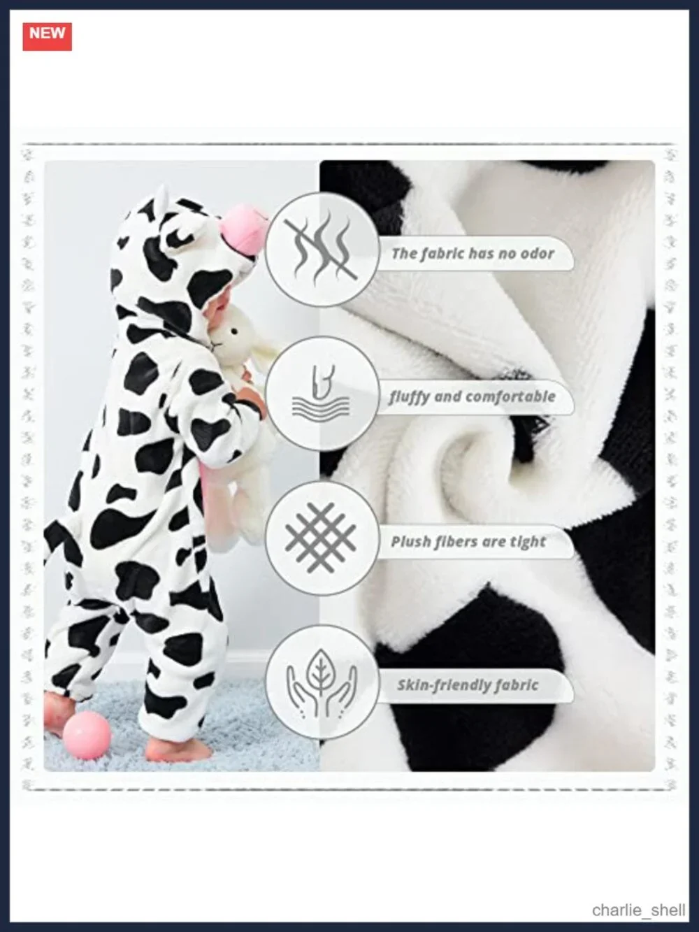 Unisex Baby Flannel Hooded Romper Animal Costume Jumpsuit